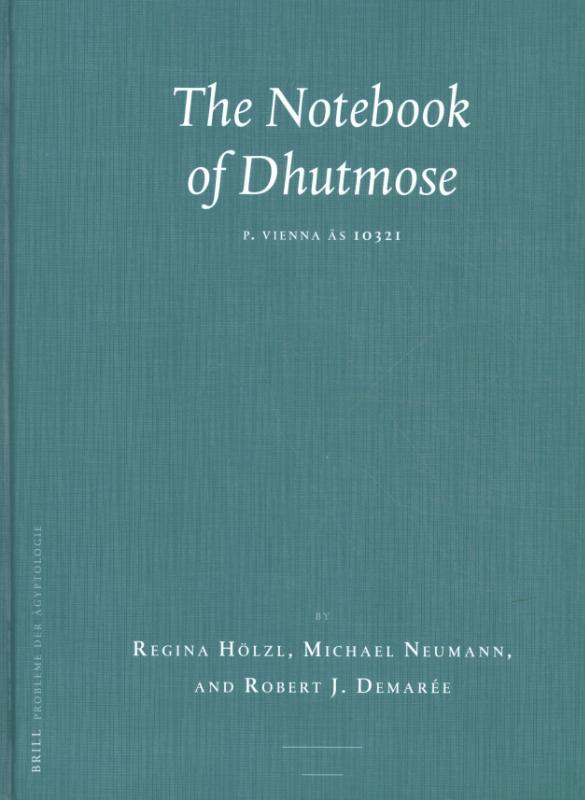 Omslag van The Notebook of Dhutmose