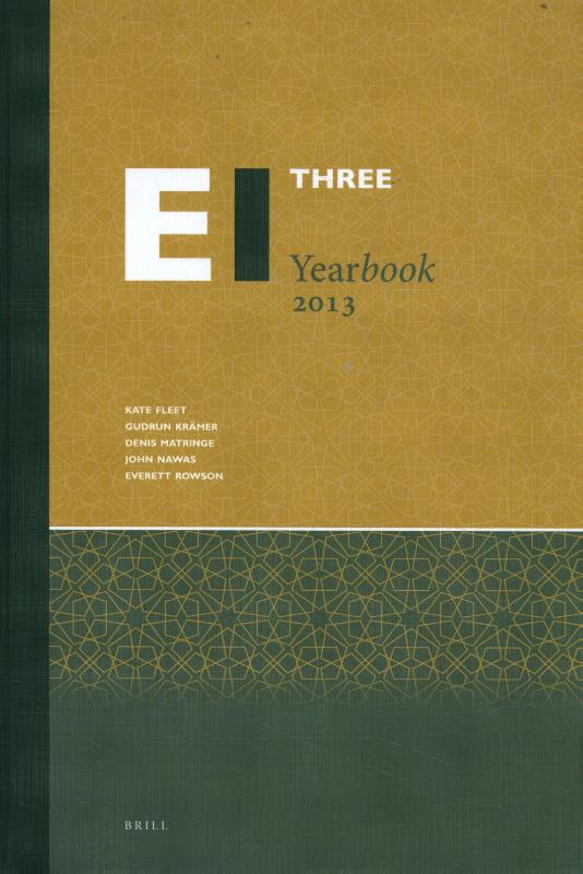 Omslag van Encyclopaedia of Islam Three Yearbook 2013