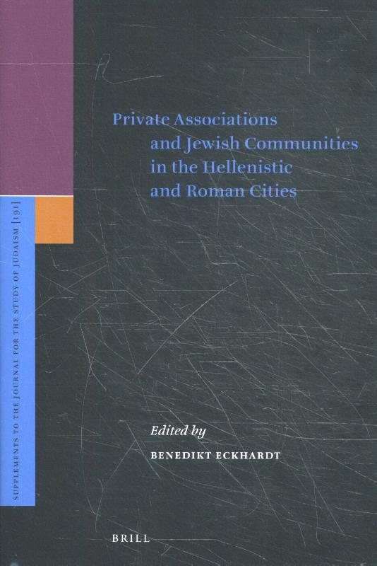 Omslag van Private Associations and Jewish Communities in the Hellenistic and Roman Cities