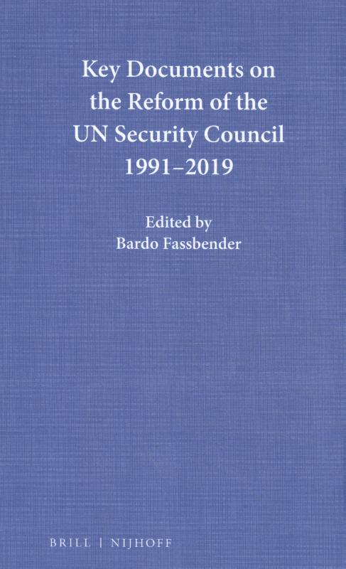 Omslag van Key Documents on the Reform of the UN Security Council 1991-2019