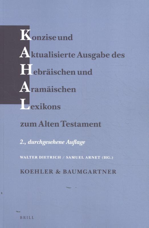 Omslag van Konzise und aktualisierte Ausgabe des Hebräischen und Aramäischen Lexikons zum Alten Testament
