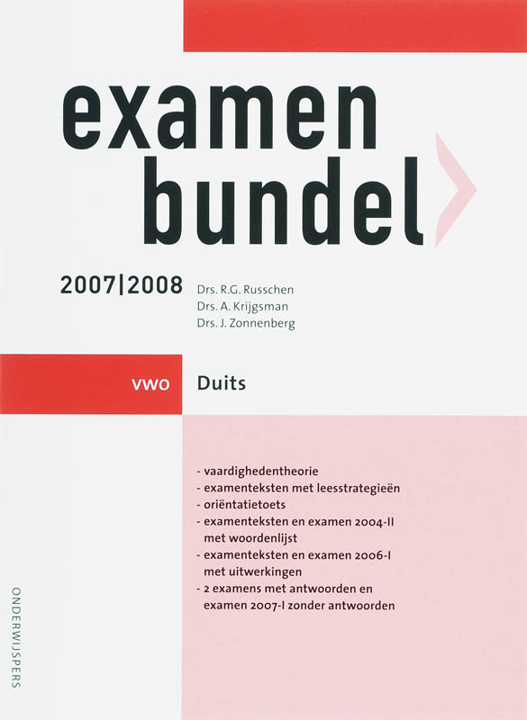 Omslag van Duits vwo