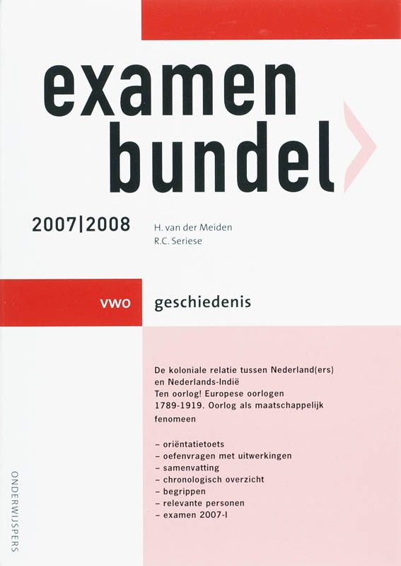 Omslag van VWO