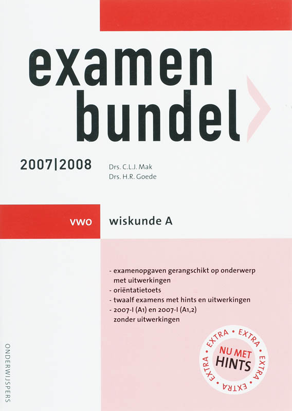 Omslag van vwo