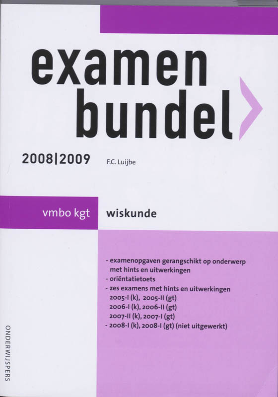 Omslag van 2008-2009 Vmbo-Kgt
