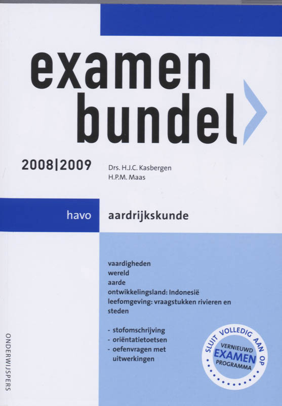 Omslag van 2008/2009 Havo
