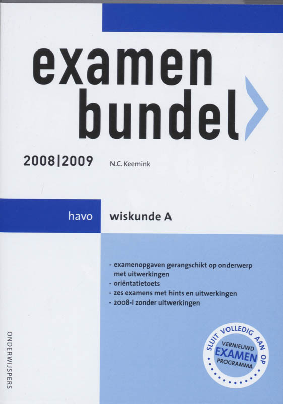 Omslag van Havo Wiskunde A