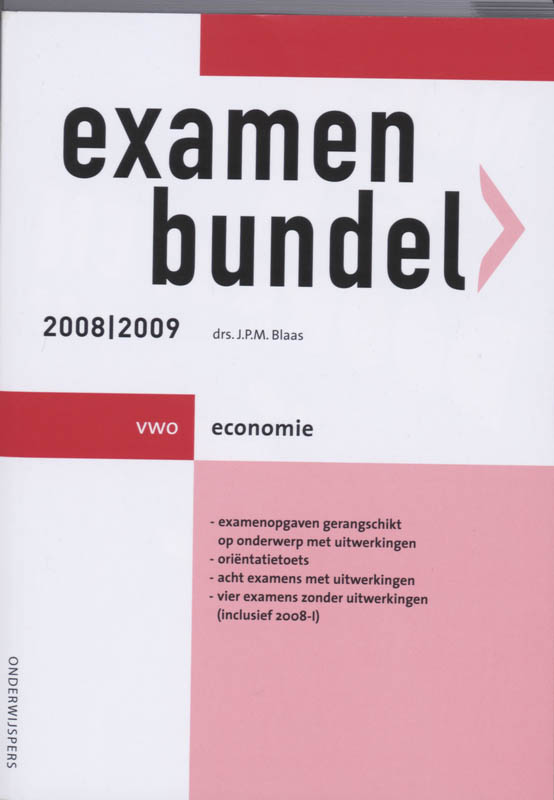 Omslag van 2008/2009 Vwo