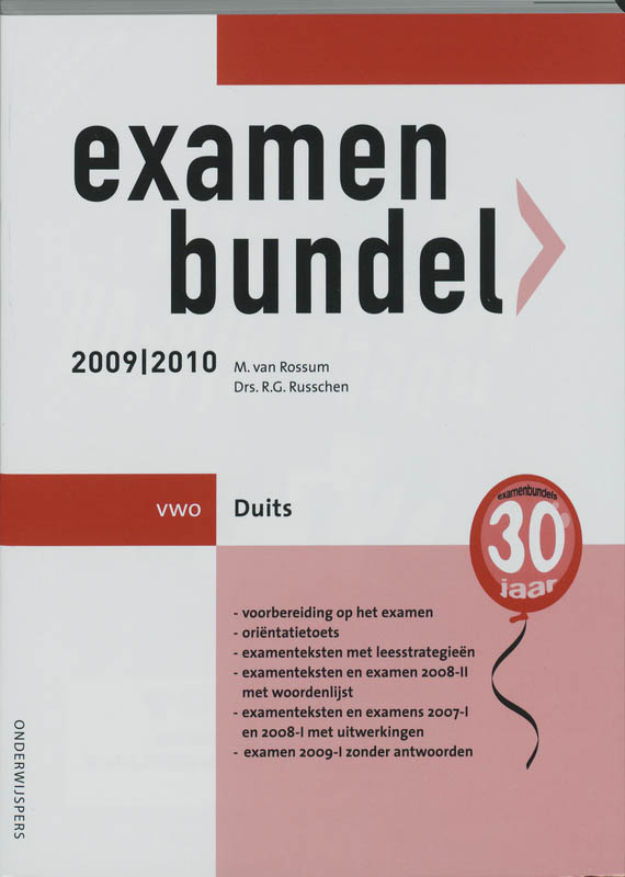 Omslag van 2009/2010 Vwo Duits