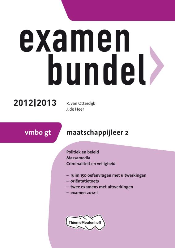 Omslag van Maatschappijleer 2 2012/2013