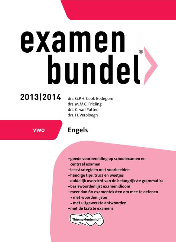 Omslag van 2013/2014 Vwo Engels