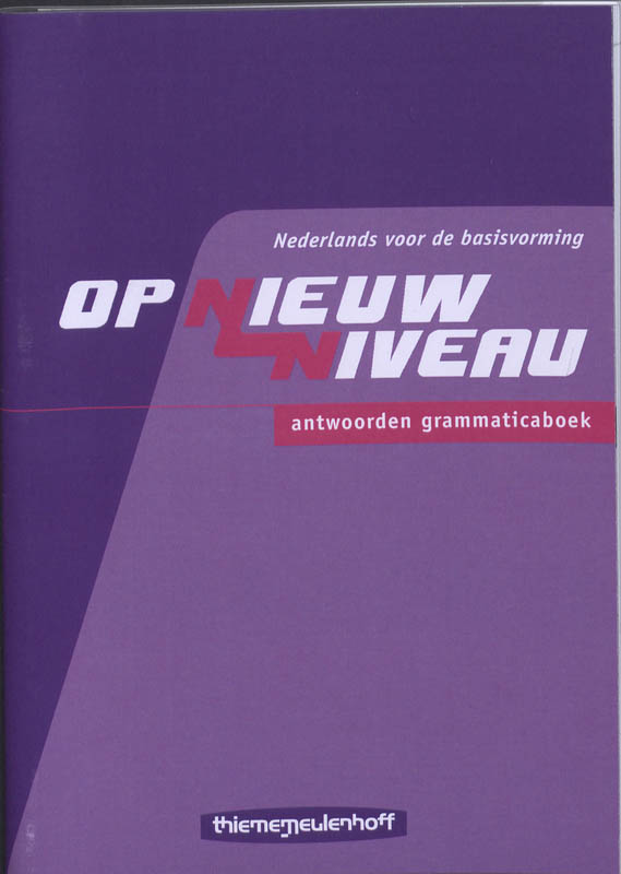 Omslag van Antwoorden grammaticaboek