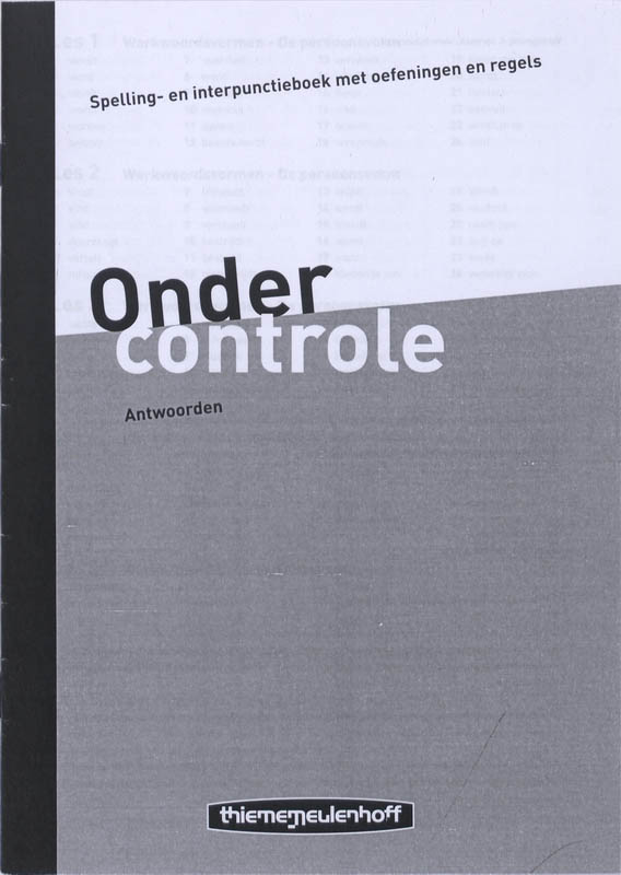 Omslag van Antwoorden