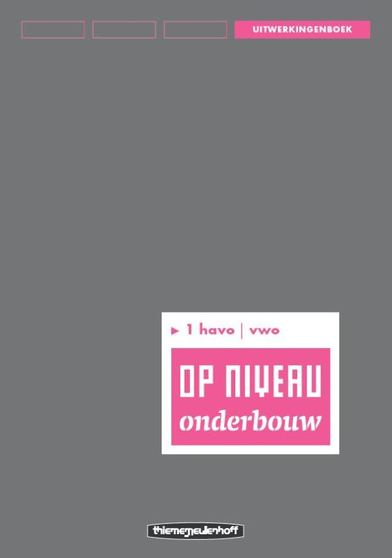 Omslag van Uitwerkingenboek/Lineair