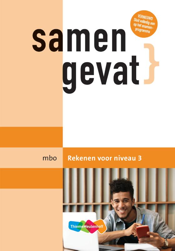 Omslag van mbo Rekenen voor niveau 3