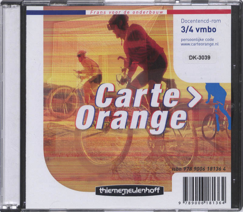 Omslag van Carte Orange 3-4 vmbo-gt docenten cd-rom