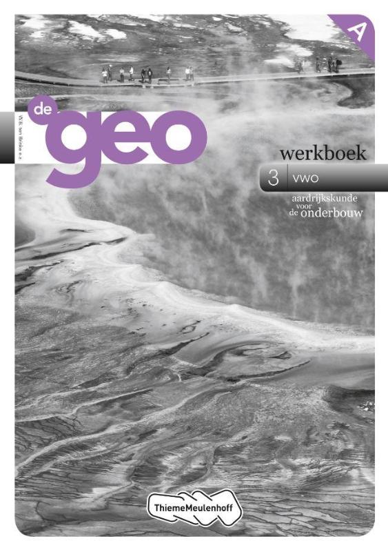 Omslag van De Geo 3 vwo Combipakket Werkboek + totaallicentie