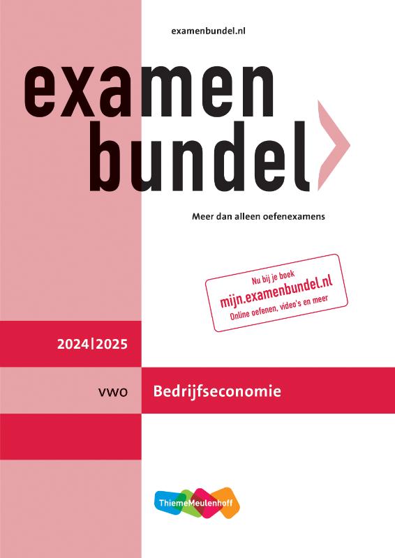 Omslag van vwo bedrijfseconomie 2024/2025