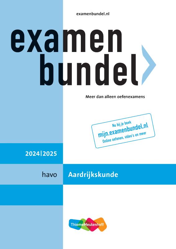 Omslag van havo aardrijkskunde 2024/2025