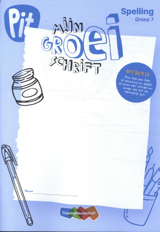 Omslag van groeischrift