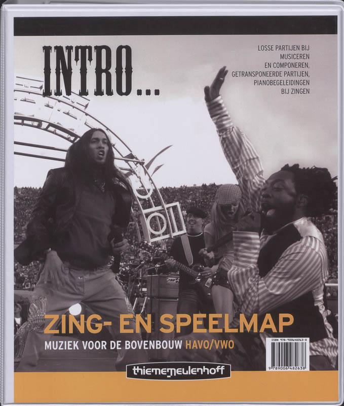 Omslag van Intro 2e fase 4/5/6 havo/vwo zing- en speelmap