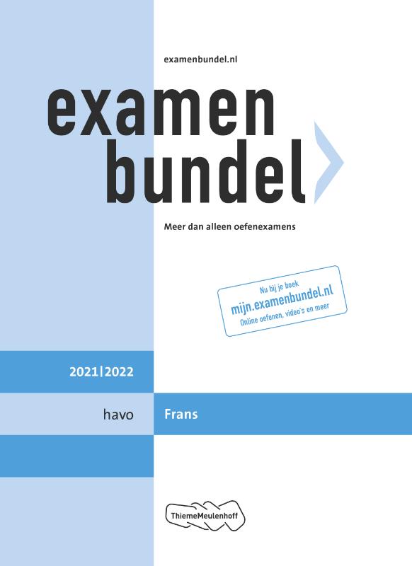 Omslag van havo Frans 2021/2022