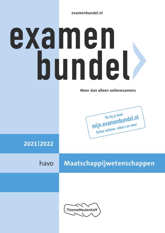 Omslag van havo Maatschappijwetenschappen 2021/2022