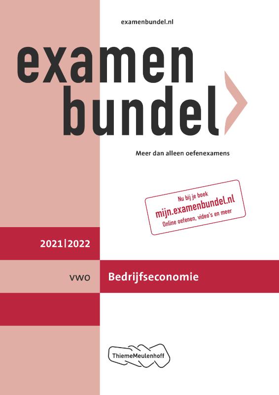 Omslag van vwo Bedrijfseconomie 2021/2022