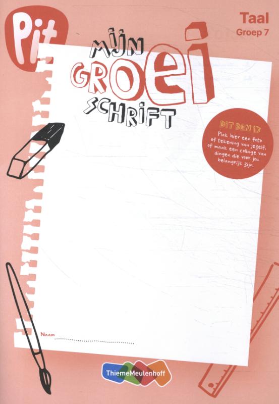Omslag van mijn groei schrift