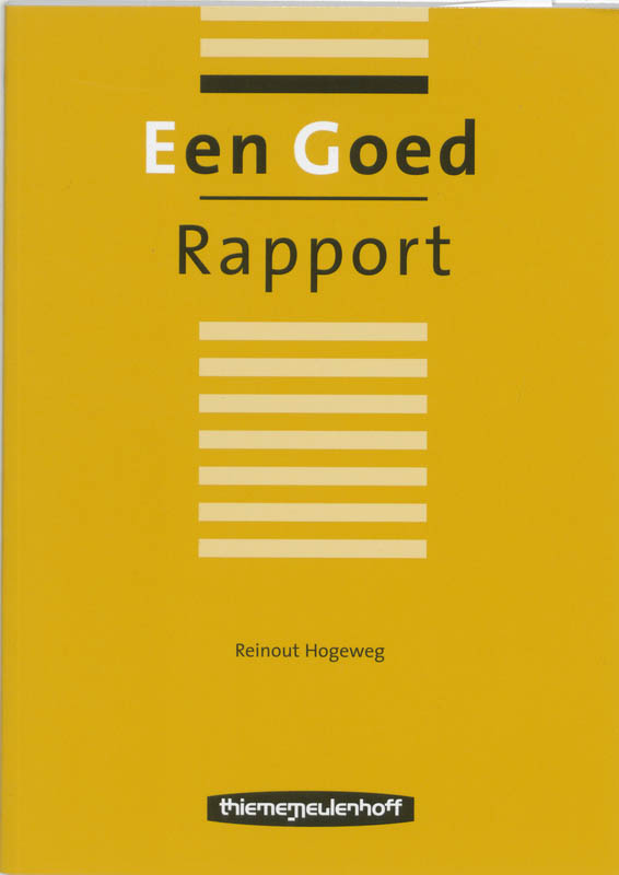 Omslag van Een goed rapport