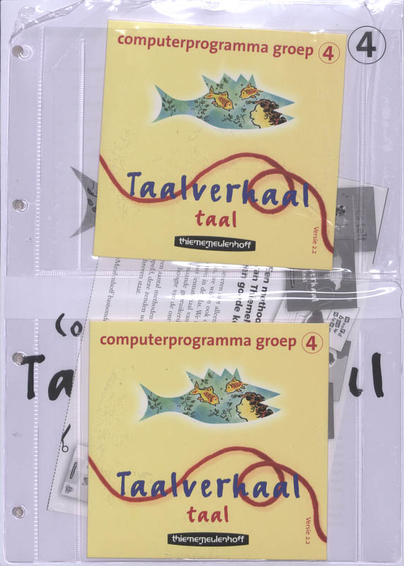 Omslag van Taalverhaal Taal cd-rom groep 4(400->)