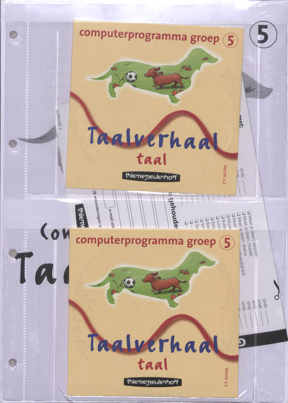 Omslag van Taalverhaal Taal cd-rom groep 5(50-99)