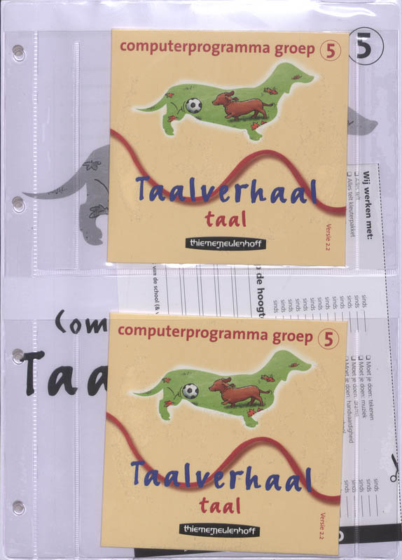 Omslag van Taalverhaal Taal cd-rom groep 5(200-299)