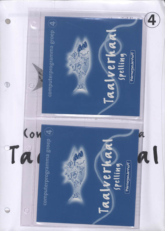 Omslag van Taalverhaal Spelling CD-rom groep 4 (0-49)
