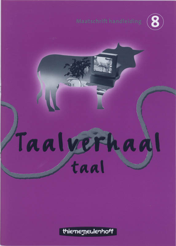 Omslag van Taalverhaal Taal handleiding Maatschrift groep 8