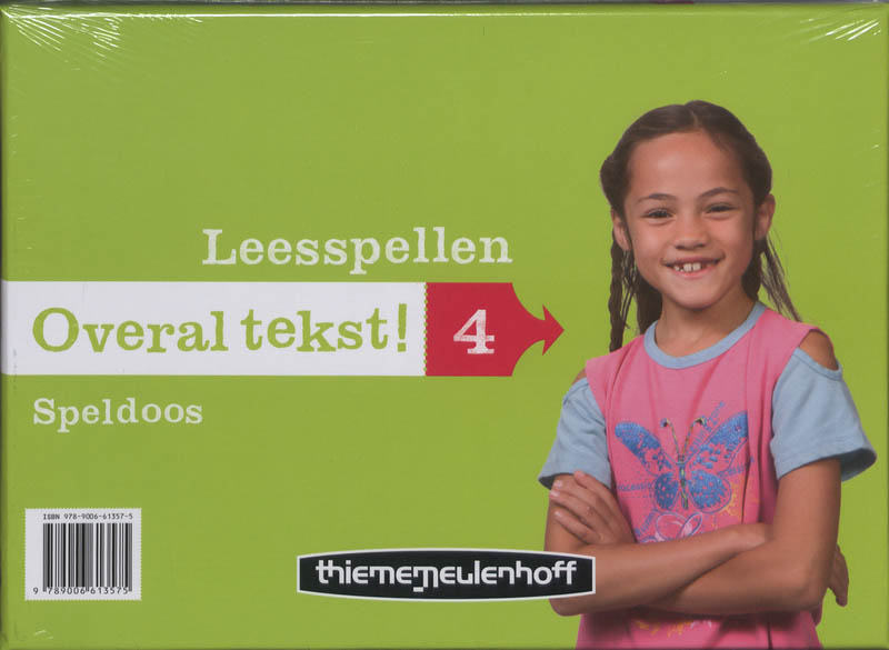 Omslag van Overal tekst! Leesspel groep 4 doos