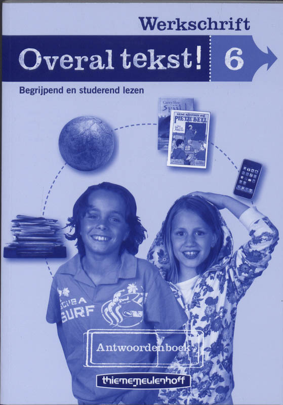 Omslag van Overal tekst! Antwoordenboek werkschrift 6