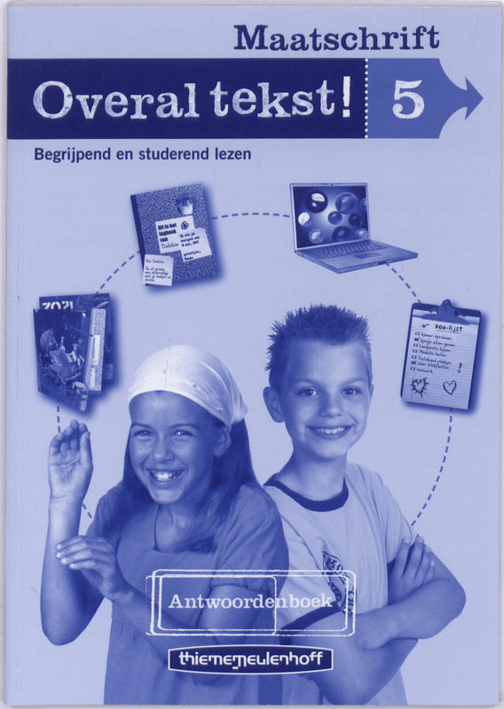 Omslag van Overal tekst! Antwoordenboek maatschrift 5