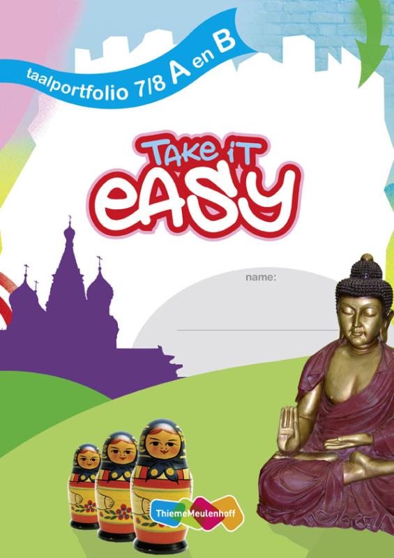 Omslag van Take it easy - Taalportfolio A en B (set a 5 ex)