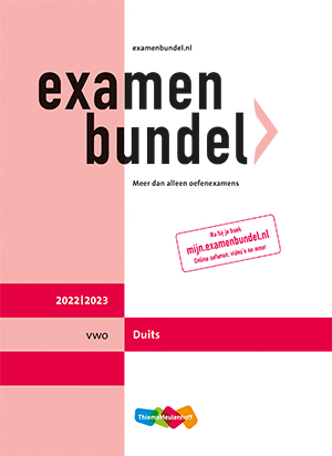 Omslag van Examenbundel vwo Duits 2022/2023