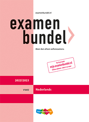 Omslag van Examenbundel vwo Nederlands 2022/2023