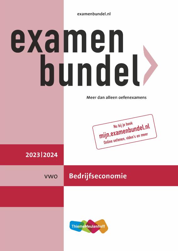 Omslag van vwo Bedrijfseconomie 2023/2024