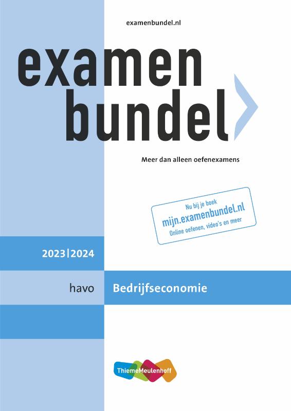 Omslag van havo Bedrijfseconomie 2023/2024