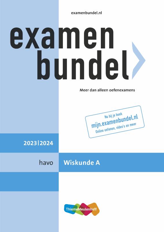 Omslag van havo Wiskunde A 2023/2024