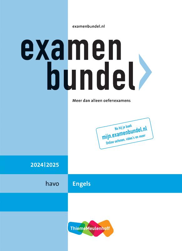 Omslag van havo Engels 2024/2025