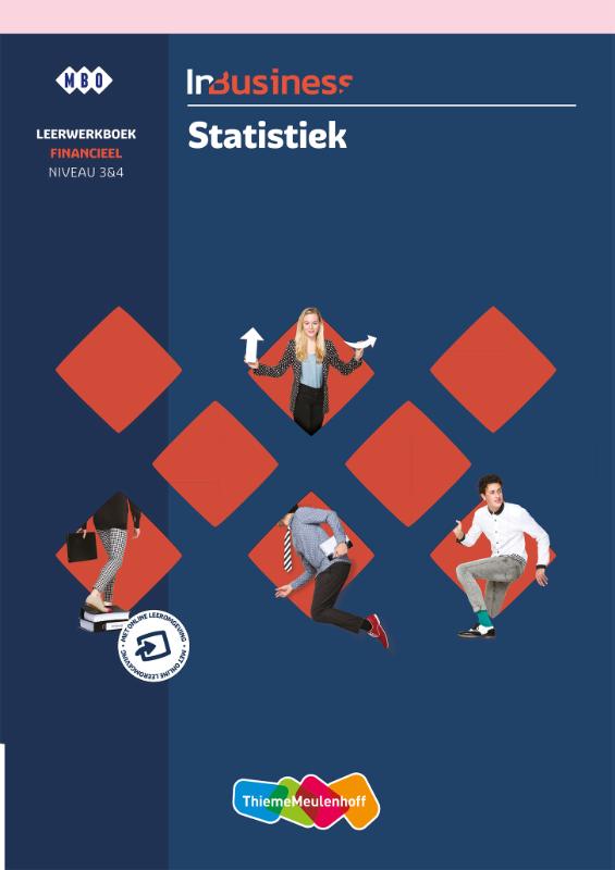 Omslag van InBusiness Financieel Statistiek, Leerwerkboek + basislicentie