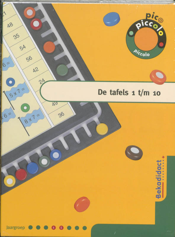 Omslag van De tafels 1 t/m 10