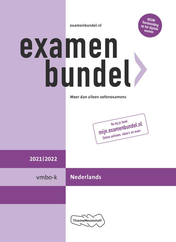 Omslag van vmbo-k Nederlands 2021/2022