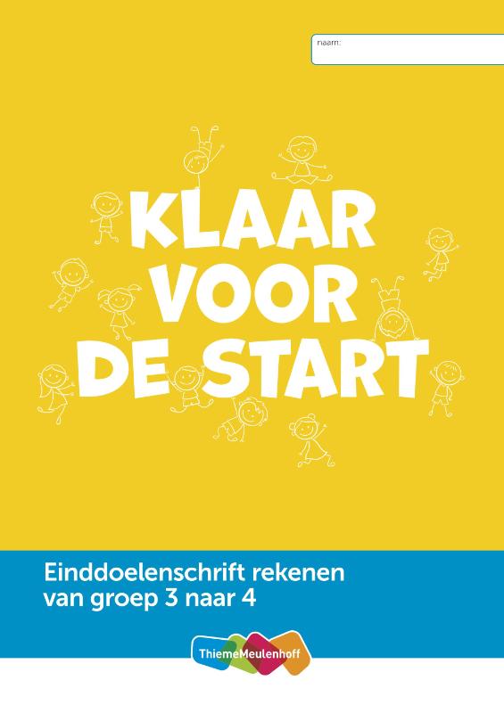 Omslag van Einddoelenschrift rekenen groep 3 - Klaar voor de start (van groep 3 naar 4)(set a 5 ex)
