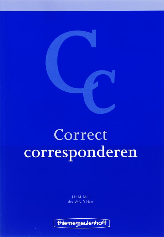 Omslag van Correct corresponderen